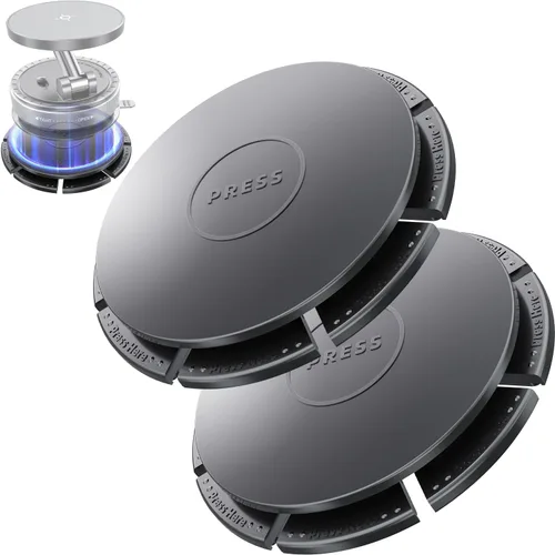 Vista 9 de eSamcore Almohadilla adhesiva para tablero de instrumentos de 2.75 pulgadas para soporte magnético de teléfono con succión al vacío, disco