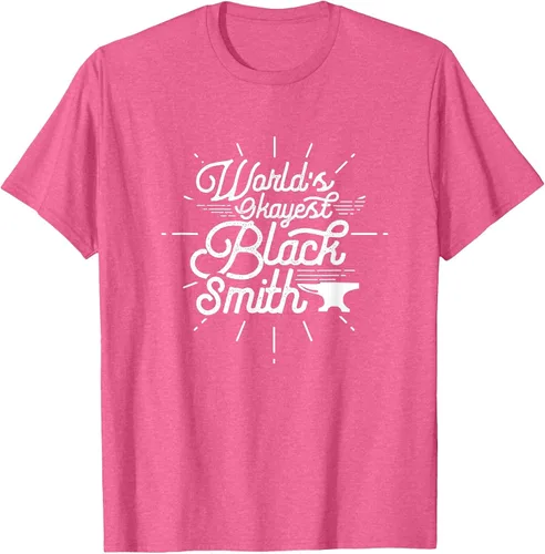 Vista 34 de Blacksmith Blacksmithing Forge Metalsmith Forging T-Shirt Asphalt Grey