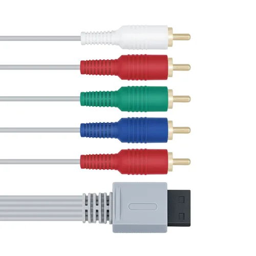 Vista 3 de High Definition Wii Component Cable for Nintendo Wii HDTV AV Audio Video - Premium Wii Cables for Enhanced Gaming Experience with Crisp Visuals and
