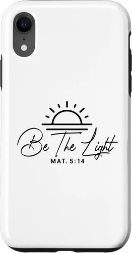Vista 25 de Dichos cristianos y versos de la Biblia Mateo 5,14 Funda para iPhone 16