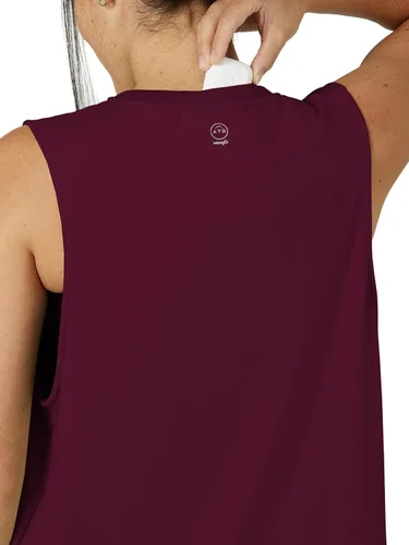 Vista 4 de ATG by Wrangler Camiseta sin mangas de rendimiento relajado para mujer