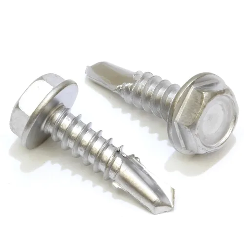 Vista 8 de Bolt Dropper Tornillos TEK de acero inoxidable #8 x 1/2 pulgadas, paquete de 100 tornillos autorroscantes, resistentes a la corrosión, tornillos