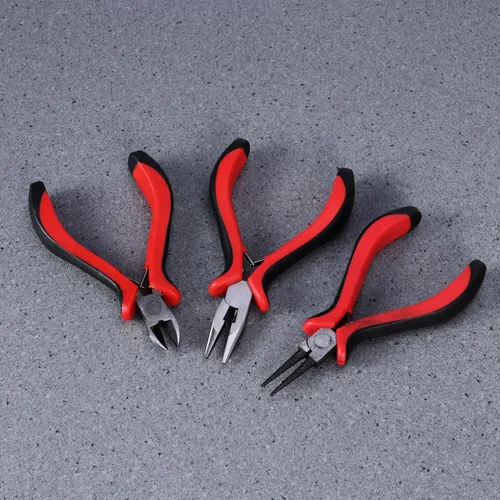 Vista 4 de Jewelry Pliers Set DIY Craft Tool Kit 3 Pieces for Beading Making