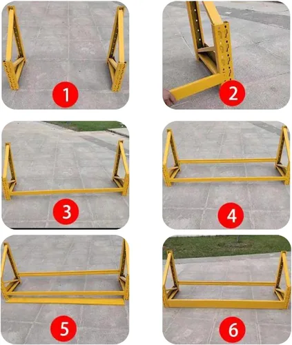 Vista 5 de Soporte de pared grande para llantas de automóvil, soporte de almacenamiento para múltiples neumáticos, soporte de almacenamiento para neumáticos