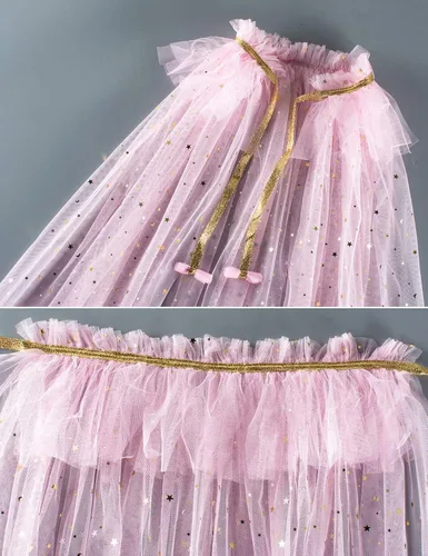 Vista 3 de Capa de princesa para niñas pequeñas