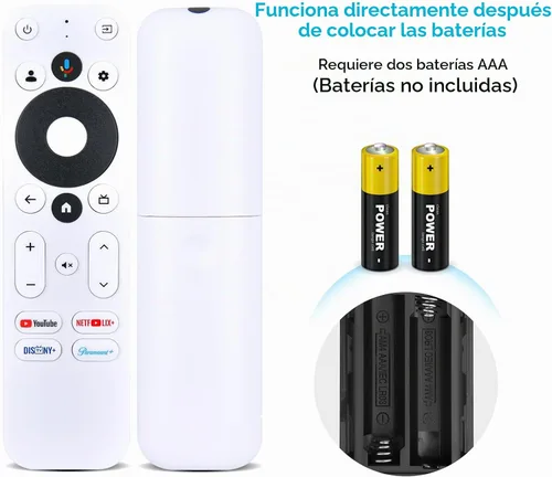 Vista 7 de ZWP Control remoto de voz de repuesto para Onn. TV 4K Streaming Box