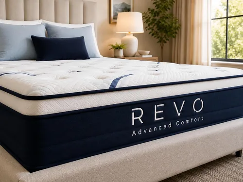 Vista 10 de Revo Serena Pillow Top Innerspring - Colchón de 10 pulgadas, tamaño individual