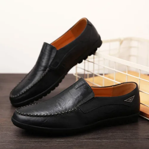 Vista 2 de Go Tour - Mocasines de piel para hombre