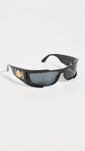 Vista 2 de Versace Gafas de sol deportivas estrechas para mujer