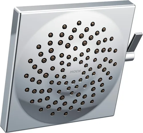 Vista 9 de Moen Velocity S6345EPBG - Cabezal de ducha de lluvia de dos funciones de 8-1/2 pulgadas de diámetro, color dorado cepillado