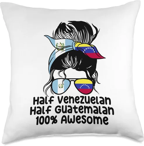Vista 4 de Almohada de mitad venezolana mitad guatemalteca Venezuela Guatemala Mix