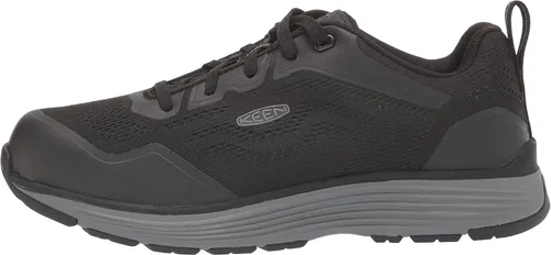 Vista 8 de KEEN Utility Zapatillas de trabajo industriales Sparta 2 de punta baja suave ESD para hombre, Gris negro (Steel GreyBlack), 9.5 Wide