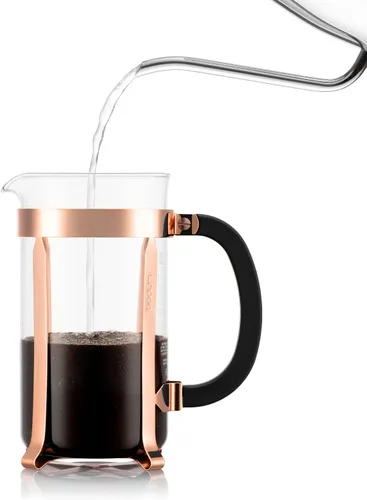 Vista 17 de Bodum Chambord - Cafetera de prensa francesa, Jarra de vidrio, Cromado