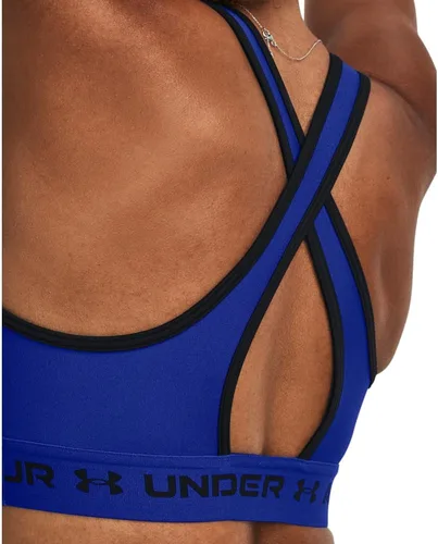 Vista 5 de Under Armour - Sujetador deportivo de medio impacto, con espalda cruzada, para mujer