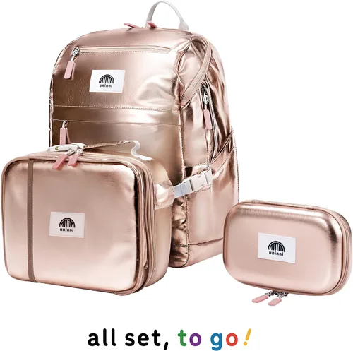 Vista 7 de Juego de mochila para niños de 16 pulgadas con bolsa de almuerzo aislada y estuche para lápices