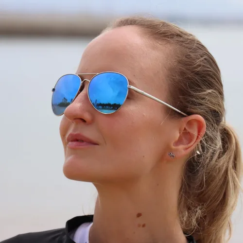 Vista 4 de INFI Gafas de sol polarizadas para mujer y hombre, para conducir, pesca, playa, espejo, protección UV
