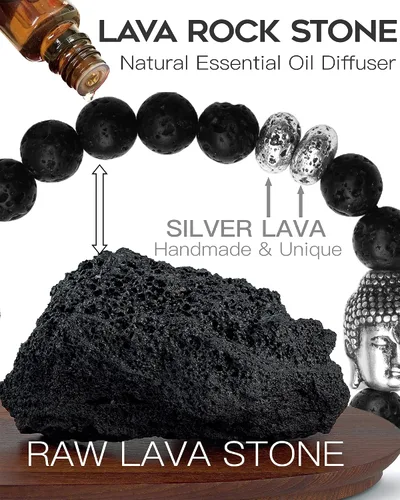 Vista 3 de Pulsera para hombre pulseras de cristales y piedras curativas para hombres pulseras de cuentas de cristales curativos regalos para hombres