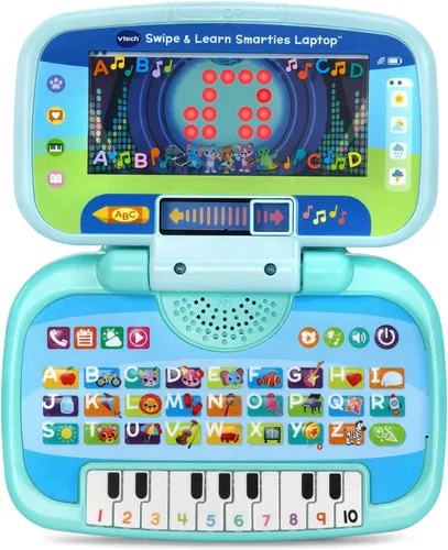 Vista 3 de VTech Laptop de Aprendizaje Inteligente Smarties, Azul
