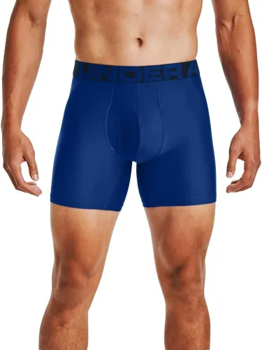 Vista 2 de Under Armour Tech - Boxerjock para hombre (6.0in) paquete de 2, Royal, S