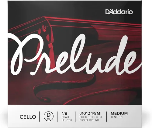 Vista 9 de D'Addario Prelude Cuerda Sol para violonchelo individual, 1/2 de escala, tensión media