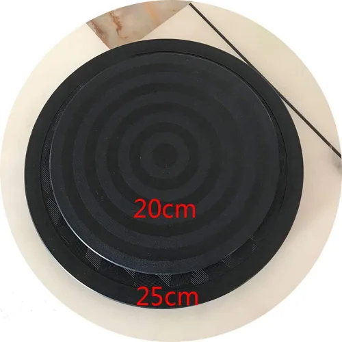 Vista 6 de Mini bonsái base giratoria rodamientos de bolas de acero inoxidable Rotación de 360 grados Poda fácil Negro 8
