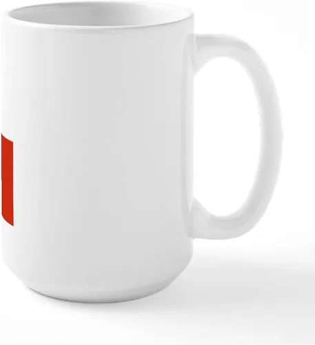 Vista 2 de CafePress Taza de café de cerámica extra grande de 15 oz (15.0 fl oz) con bandera de Chile