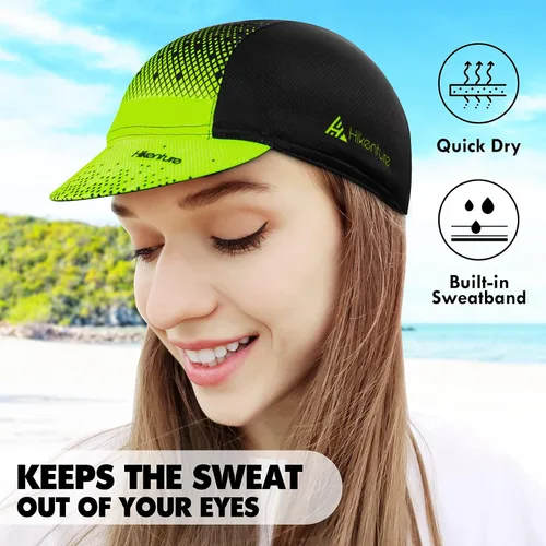 Vista 4 de Hikenture Cycling Cap for Men and Women,Bike Hat with Visor Summer Sun Hat