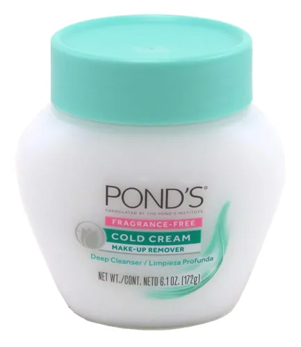 Vista 2 de Ponds Cold Cream - Desmaquillante sin fragancia, 6.1 onzas (paquete de 6)