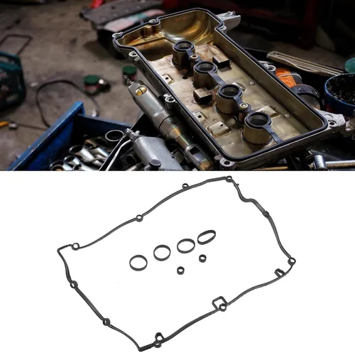 Vista 2 de X AUTOHAUX VS50788R 11127582400 Junta de tapa de válvula de motor para Mini Cooper S Countryman Paceman JCW R55 R56 R57 R58 N13 N18 para BMW 118i