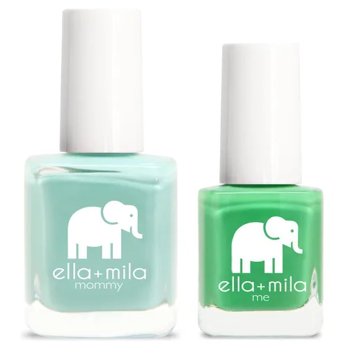 Vista 5 de ella+mila Mommy & Me Set de Esmalte de Uñas - Esmalte de uñas Resistente a las Astillas, de Larga Duración y de Secado Rápido, Set de Esmalte