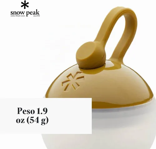 Vista 5 de Snow Peak Hozuki - Mini linterna, compacta, brillante, portátil, luz de campamento, color dorado