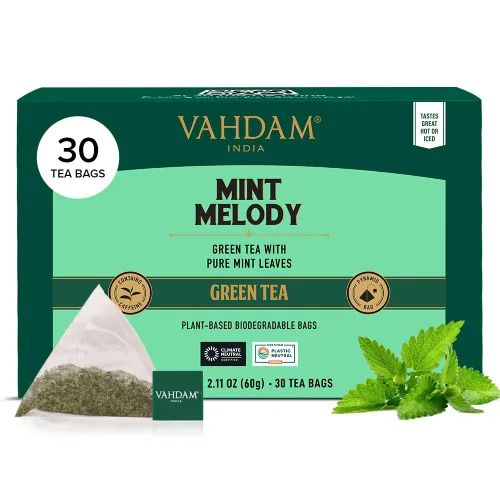 Vista 19 de VAHDAM - Bolsas de té negro Assam (100 unidades) con alto contenido de cafeína, sin gluten, bolsas de té de hojas sueltas enteras Fuertes