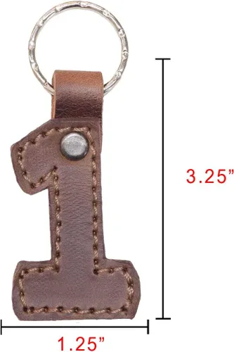 Vista 6 de Hide & Drink, Anillo de cueroaccesorios escolares y de oficina, Bourbon Brown (Número 1)