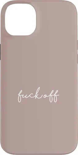 Vista 15 de Funda para iPhone 16 Pink Taupe Fuck Off Divertida manuscrita a mano con refranes sarcásticos groseros