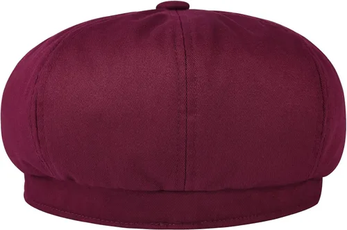 Vista 4 de BOTVELA Gorra plana de Newsboy para hombre, 100% algodón, Gatsby Ivy Golf Cabbie Hat