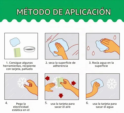Vista 6 de VEYLIN 6 hojas de 300 calcomanías de ventana de Navidad, copo de nieve, reno, Papá Noel, calcomanías para ventana de Navidad