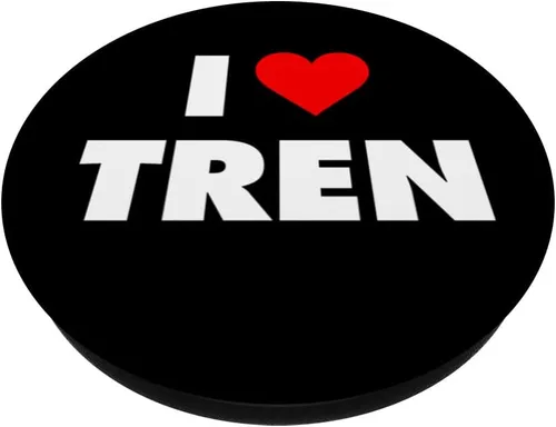 Vista 2 de I Love Tren - I Heart Tren PopSockets Swappable PopGrip