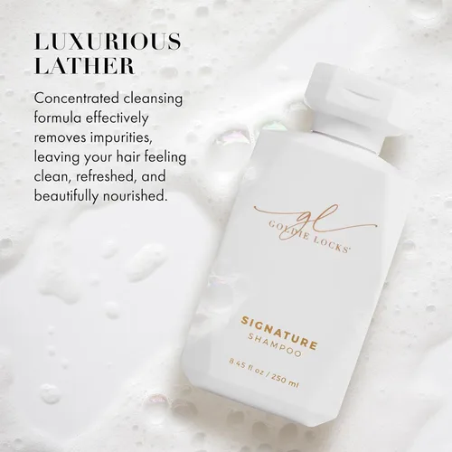 Vista 4 de Goldie Locks Champú ultra hidratante – Fórmula hidratante sin sulfato – Mantiene la textura y el brillo – Seguro para extensiones y cabello teñido