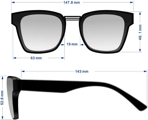 Vista 2 de Vince Camuto Vc974 Chic 100 UV Gafas de sol ojo de gato para mujer Regalos de lujo para ella 2480in