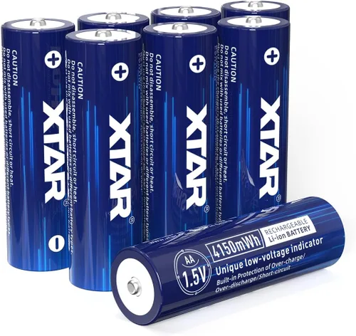 Vista 8 de Baterías AA XTAR 1.5V 4150mWh (4 piezas 1.5V AA 4150mWh)