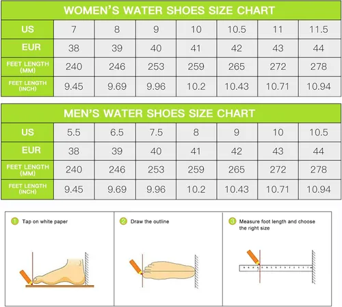 Vista 6 de SIPUHK Zapatos de agua para hombre y mujer, de secado rápido, sin cordones, para natación, surf, buceo, playa, piscina, deportes acuáticos, caminar