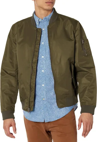 Vista 22 de Levi's MA-1 Flight chamarra satinada sin relleno para hombre