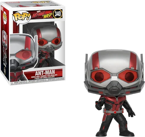 Vista 2 de POP Marvel: Ant-Man & The Wasp - Figura de vinilo Funko de Ant Man (con funda protectora de caja compatible), multicolor, 3.75 pulgadas