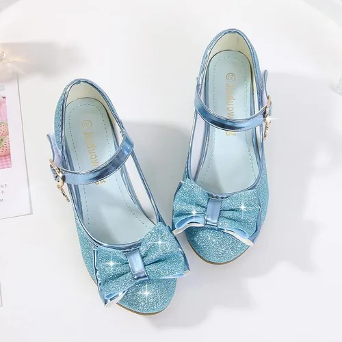 Vista 4 de Cadidi Dinos Zapatos de vestir para niñas, zapatos de fiesta de boda, zapatos de tacón Mary Jane Princesa (bebéniño pequeñoniño grande)
