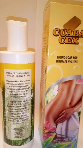 Vista 4 de Jabón líquido Cuaba Cex para higiene íntima para mujeres