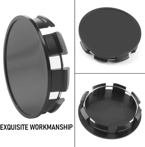Vista 6 de RTrhinotuning 4 tapas centrales de rueda de 2.575 in compatibles con Flex Explorer Edge FREESTAR Rim BB53-1A096-RA, OD: 2.57"(65.4 mm) ID