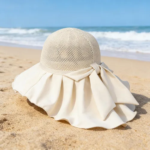 Vista 4 de Sombrero de sol para mujer, de ala ancha, plegable, plegable, con chal para viajes, jardinería, pesca