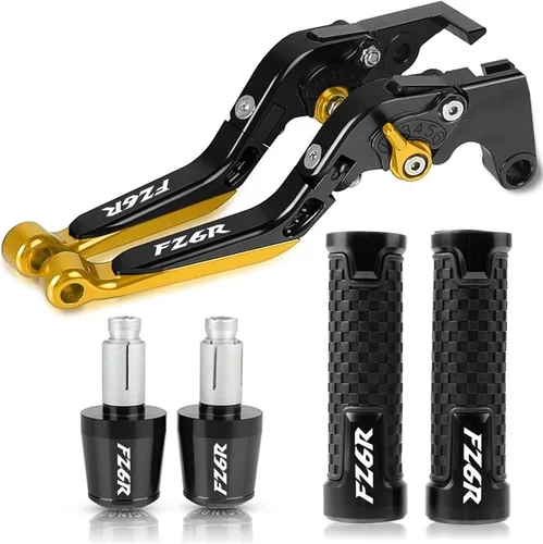 Vista 14 de Palancas de embrague de freno de motocicleta para manillar Yamaha FZ6R FZ 6R FZ-6R 2009 2010 2011 2012 2013 2014 2015 2016 2017 (Color : 1)