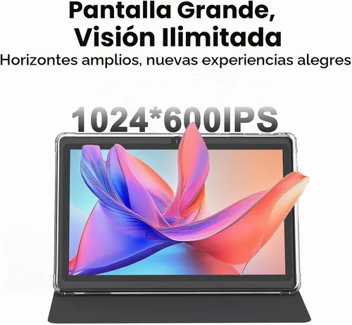 Vista 2 de PEICHENG Tablet Android 14.0 de 7", RAM 8GB(3+5Expand)+32GB ROM, Tabletas, Cámara Dual, Pantalla IPS de 1024 x 600, Expansión de 1TB, Tablet