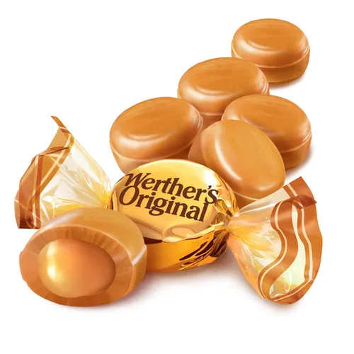 Vista 5 de Werther's Original caramelos duros rellenos con caramelo cremoso, 30 onzas